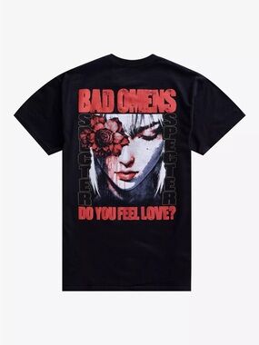 Bad Omens "Do You Feel Love?" Black Graphic Tee